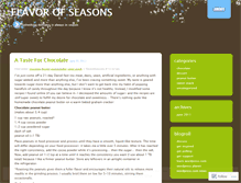 Tablet Screenshot of flavorofseasons.wordpress.com