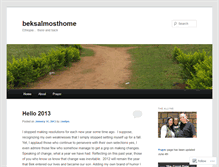 Tablet Screenshot of beksalmosthome.wordpress.com