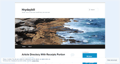 Desktop Screenshot of hrydaybill.wordpress.com