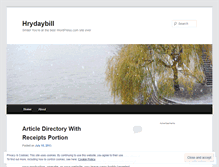 Tablet Screenshot of hrydaybill.wordpress.com