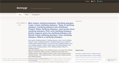 Desktop Screenshot of donnygr.wordpress.com