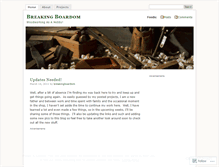 Tablet Screenshot of breakingboardom.wordpress.com