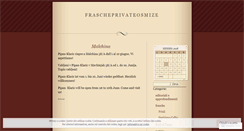 Desktop Screenshot of frascheprivateosmize.wordpress.com