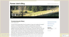 Desktop Screenshot of farmerjohnsblog.wordpress.com