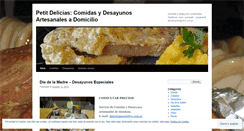 Desktop Screenshot of petitdelicias.wordpress.com