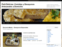 Tablet Screenshot of petitdelicias.wordpress.com