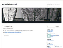 Tablet Screenshot of aidaninhospital.wordpress.com