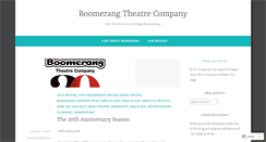 Desktop Screenshot of boomerangtheatre.wordpress.com