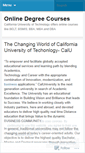 Mobile Screenshot of caluonlineuniversity.wordpress.com