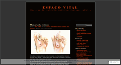 Desktop Screenshot of espacovital.wordpress.com