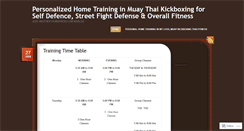 Desktop Screenshot of complete1fitness2muaythai3kickboxing4at5home.wordpress.com