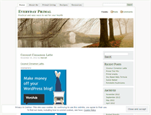 Tablet Screenshot of everydayprimal.wordpress.com