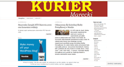 Desktop Screenshot of kuriermarecki.wordpress.com