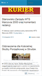 Mobile Screenshot of kuriermarecki.wordpress.com