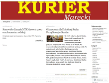 Tablet Screenshot of kuriermarecki.wordpress.com