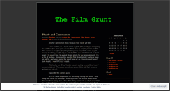 Desktop Screenshot of filmgrunt.wordpress.com