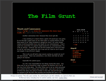 Tablet Screenshot of filmgrunt.wordpress.com