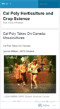 Mobile Screenshot of calpolyhcs.wordpress.com