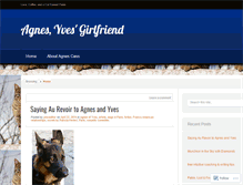 Tablet Screenshot of agnesyvesgirlfriend.wordpress.com