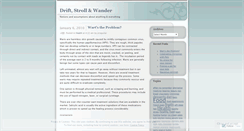 Desktop Screenshot of driftstrollwander.wordpress.com