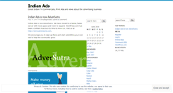 Desktop Screenshot of indianads.wordpress.com