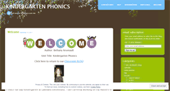 Desktop Screenshot of kindergartenphonics.wordpress.com