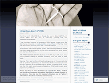 Tablet Screenshot of mirenadiaries.wordpress.com