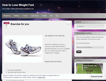 Tablet Screenshot of howtoloseweightfastb.wordpress.com