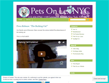 Tablet Screenshot of petsonlexnyc.wordpress.com