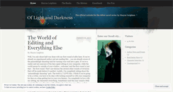 Desktop Screenshot of oflightanddarknessseries.wordpress.com