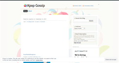 Desktop Screenshot of kpopgossip.wordpress.com