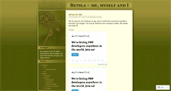Desktop Screenshot of betsla.wordpress.com