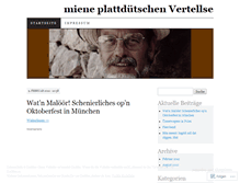 Tablet Screenshot of hannselsplattdeutsch.wordpress.com