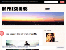 Tablet Screenshot of impressionsbynaomi.wordpress.com