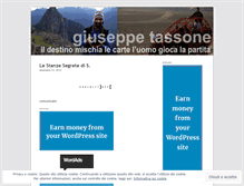 Tablet Screenshot of giuseppetassone.wordpress.com