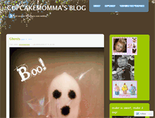 Tablet Screenshot of cupcakemomma.wordpress.com