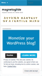 Mobile Screenshot of magnetoglide.wordpress.com
