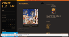 Desktop Screenshot of oratefratres.wordpress.com