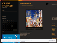Tablet Screenshot of oratefratres.wordpress.com