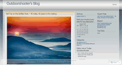 Desktop Screenshot of outdoorshooter.wordpress.com