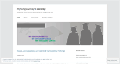 Desktop Screenshot of mylongjourney.wordpress.com