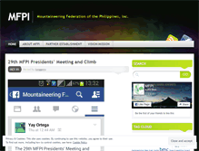 Tablet Screenshot of mfpi.wordpress.com