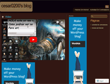 Tablet Screenshot of cesar0200.wordpress.com
