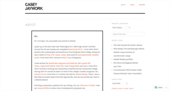 Desktop Screenshot of caseyjaywork.wordpress.com