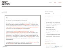 Tablet Screenshot of caseyjaywork.wordpress.com