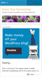 Mobile Screenshot of decktopgardener.wordpress.com