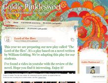 Tablet Screenshot of pinklesweet.wordpress.com