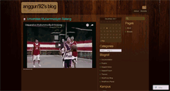 Desktop Screenshot of anggun92.wordpress.com