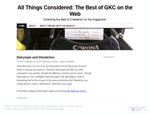 Tablet Screenshot of gkcblog.wordpress.com