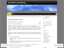 Tablet Screenshot of junshafie.wordpress.com